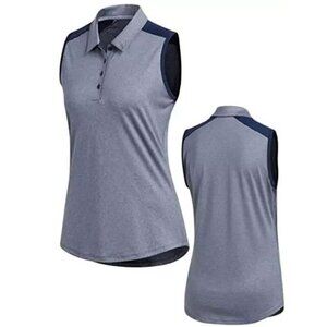 Adidas Golf Women's Sleeeveless Activewear Polo Shirt - Size Large
